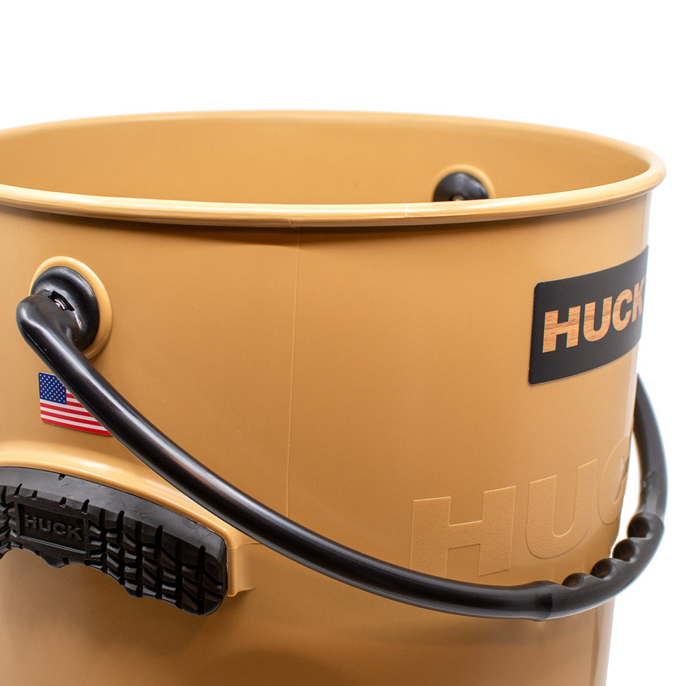 Image 4: HUCK Performance Bucket - Black n' Tan - Tan w/Black Handle