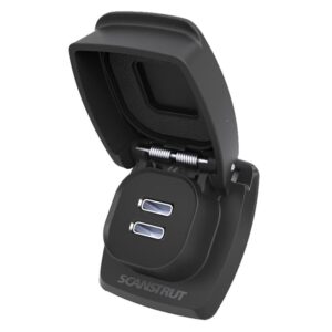 Image 1: Scanstrut Flip Pro Max - Dual USB-C Charge Socket