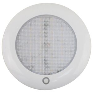 Image 1: Scandvik Slim 5" Dome Light - Warm White/Red - 10-30V