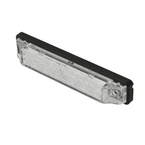 Image 1: Scandvik 4" LED Light Strip - White w/Gasket - 12V