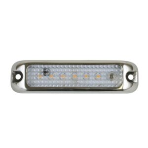 Image 1: Scandvik 4" Locker Light w/Touch Switch - 10-30V - SS