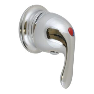 Image 1: Scandvik Chrome Compact Shower Control Mixer - Single Lever