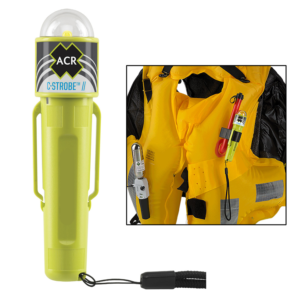 Image 1: ACR C-Strobe LED Light Jacket Emergency Signal, USCG, SOLAS (Batteries Not Included)