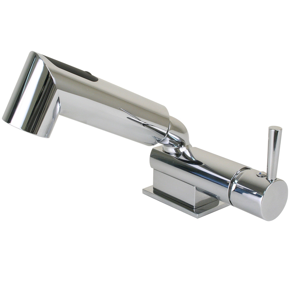 Image 1: Scandvik Minimalistic Compact Single Level Mixer - Faucet & Shower Combo - Chrome
