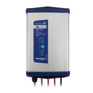 Image 1: Dolphin Charger PROLITE Series Dolphin Battery Charger - 12V, 25A, 110/220VAC - 3 Outputs