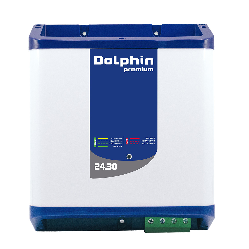 Image 1: Dolphin Charger Premium Series Dolphin Battery Charger - 24V, 30A