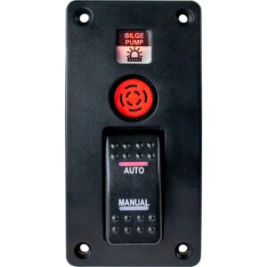Image 1: Sea-Dog Bilge Pump Water Alarm Panel w/Switch