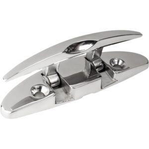 Image 1: Sea-Dog 5" Oval SS Folding Cleat