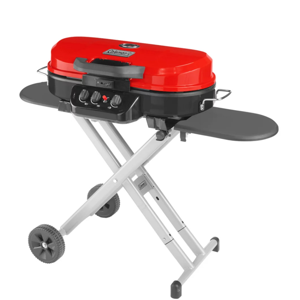 Image 1: Coleman RoadTrip™ 285 Standup Propane Gas Grill - Red