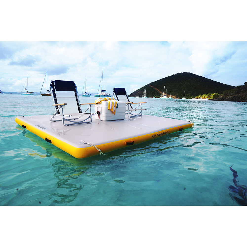 Image 3: Solstice Watersports 10' x 8' Inflatable Dock