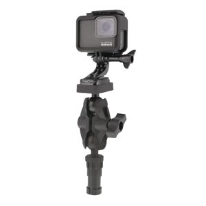 Image 1: Scotty 0134 Action Camera Mount 2.0 w/Post, Track & Rail Mounts