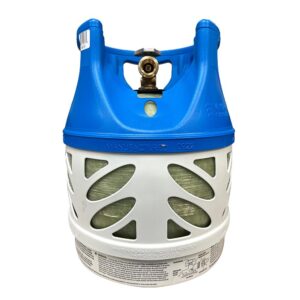 Image 1: Viking Cylinders 11lb Vertical Fiberglass Composite LPG Cylinder w/Type 1 Valve - OPD, DOT, TC Approved