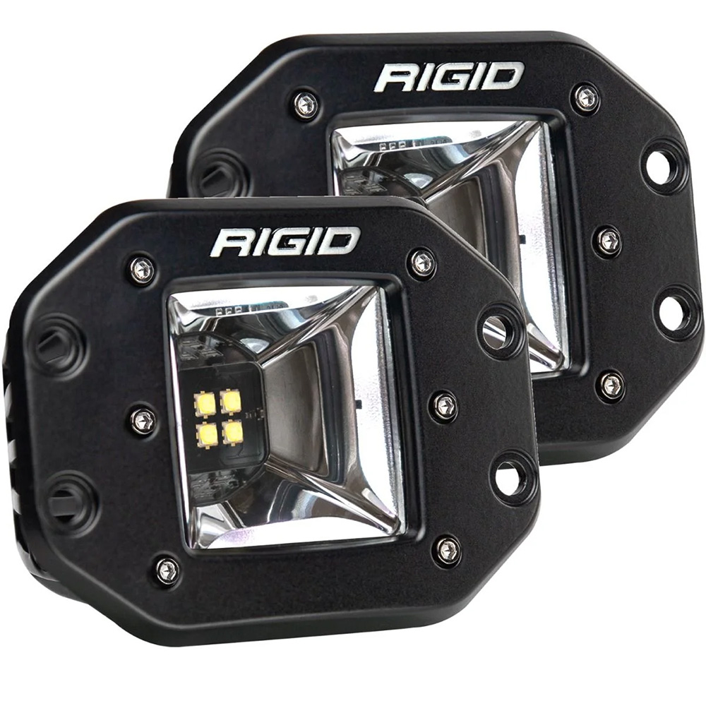 Image 1: RIGID Industries Radiance Scene - RGBW - Flush Mount - Pair