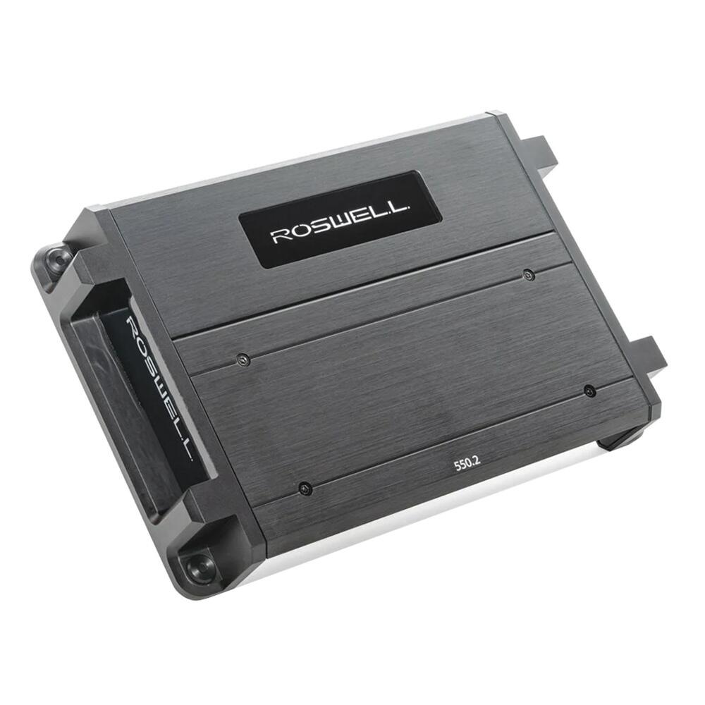 Image 1: Roswell R1 550.2 2-Channel Marine Amplifier
