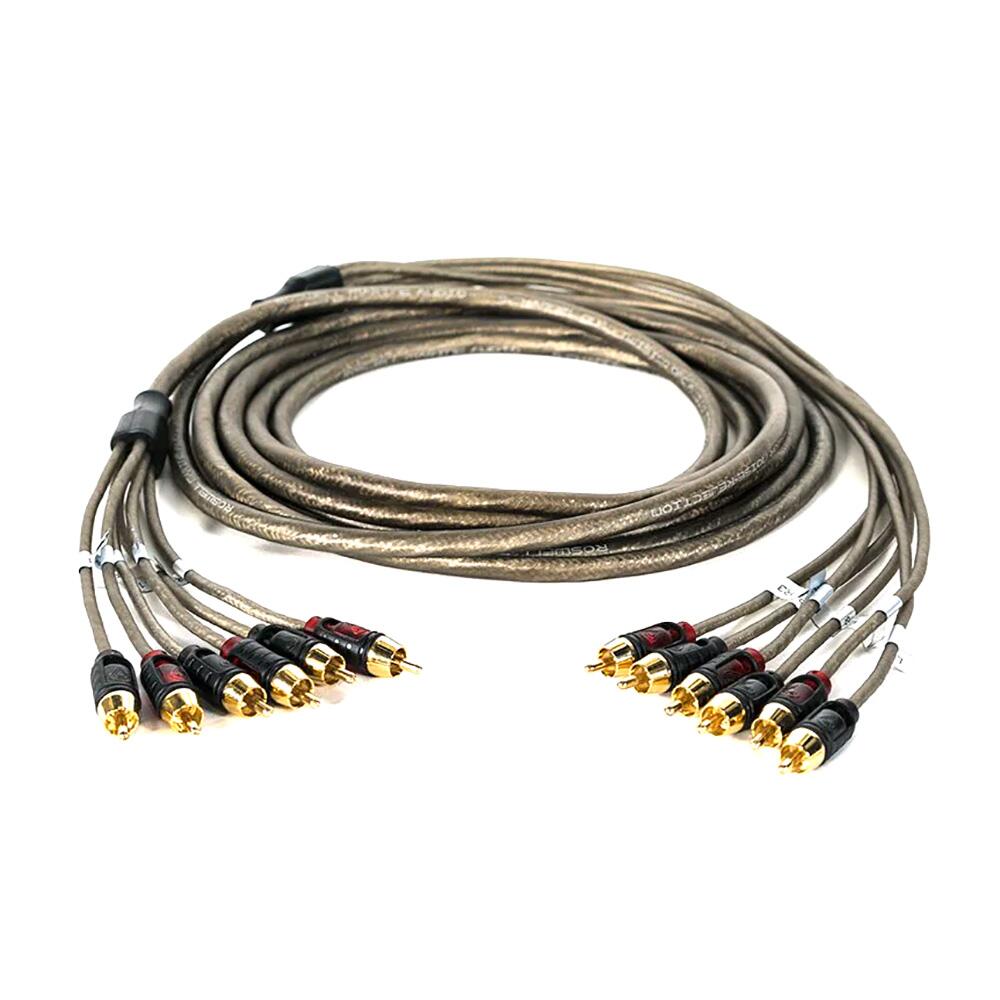 Image 1: Roswell 5M 6-Channel RCA Cable