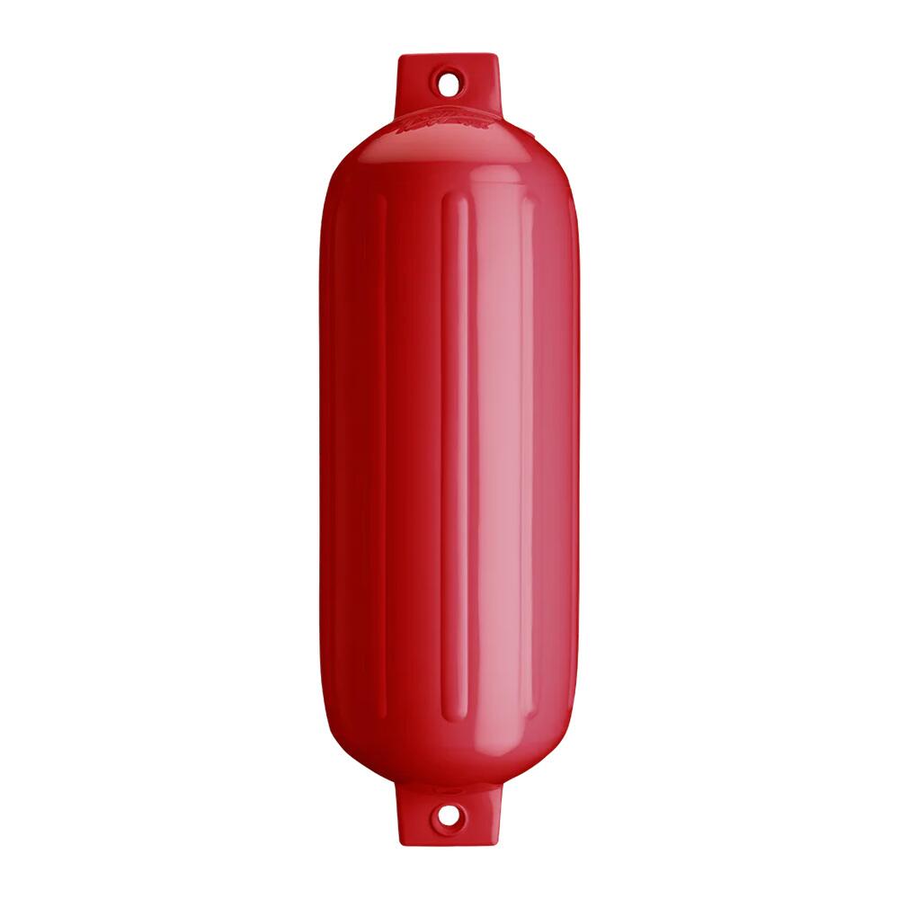 Image 1: Polyform G-5 Twin Eye Fender 8.8" x 26.8" - Classic Red