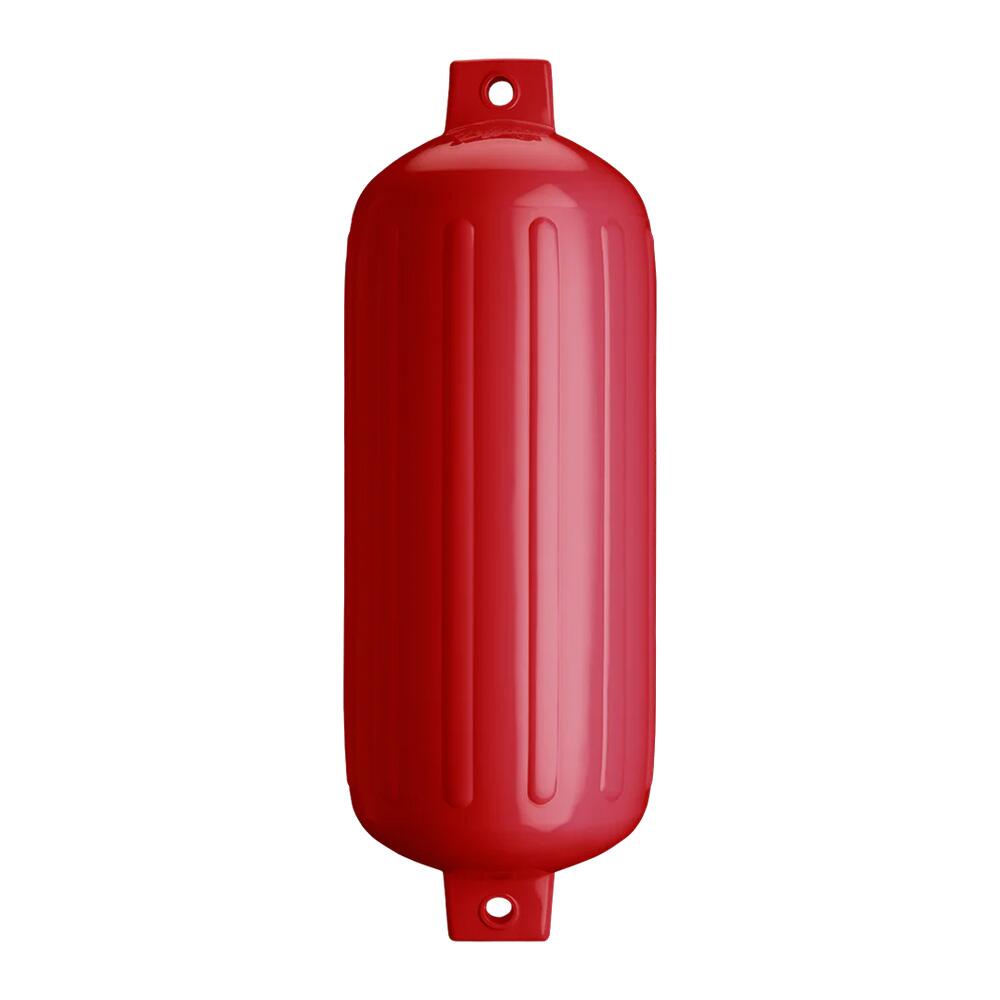 Image 1: Polyform G-6 Twin Eye Fender 11" x 30" - Classic Red