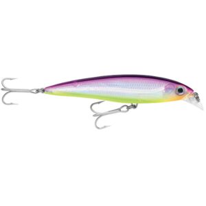 Image 1: Rapala X-Rap® Saltwater 4" Purple Chartreuse