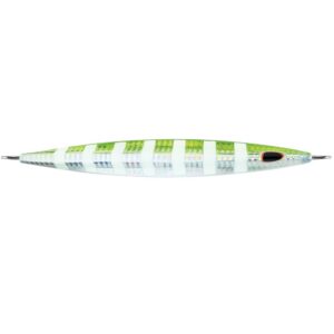 Image 1: Williamson Kensaki 170 Jig - 6" - 6oz - UV Green Sardine Zebra