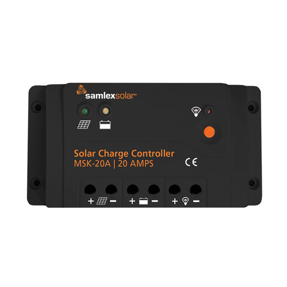 Image 1: Samlex 20A Solar Charge Controller - 12/24V