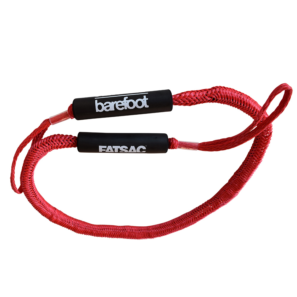 Image 1: FATSAC 6' Bungee Dock Line - Red