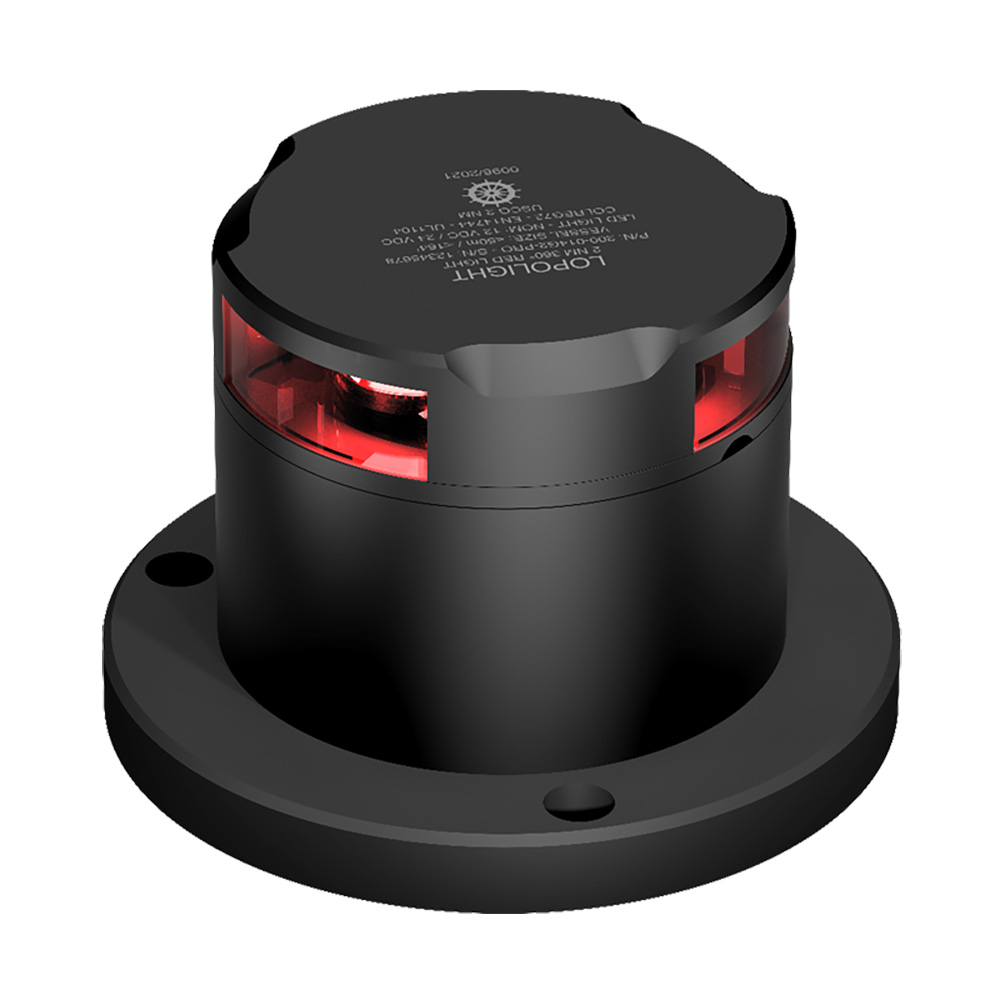 Image 1: Lopolight 3nm 360° Red Ice-Class Black Anodized Light