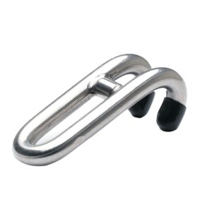 Image 1: C. Sherman Johnson "Captain Hook" Chain Snubber Small Snubber Hook Only (5/16" T-316 Stainless Steel Stock)