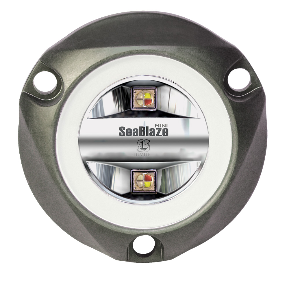 Image 1: Lumitec SeaBlaze Mini Spectrum LED Underwater Light - PLI-Enabled