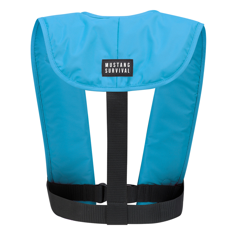 Image 4: Mustang MIT 70 Manual Inflatable PFD - Azure (Blue)