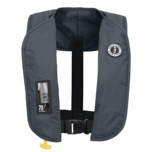 Image 1: Mustang MIT 70 Automatic Inflatable PFD - Admiral Gray