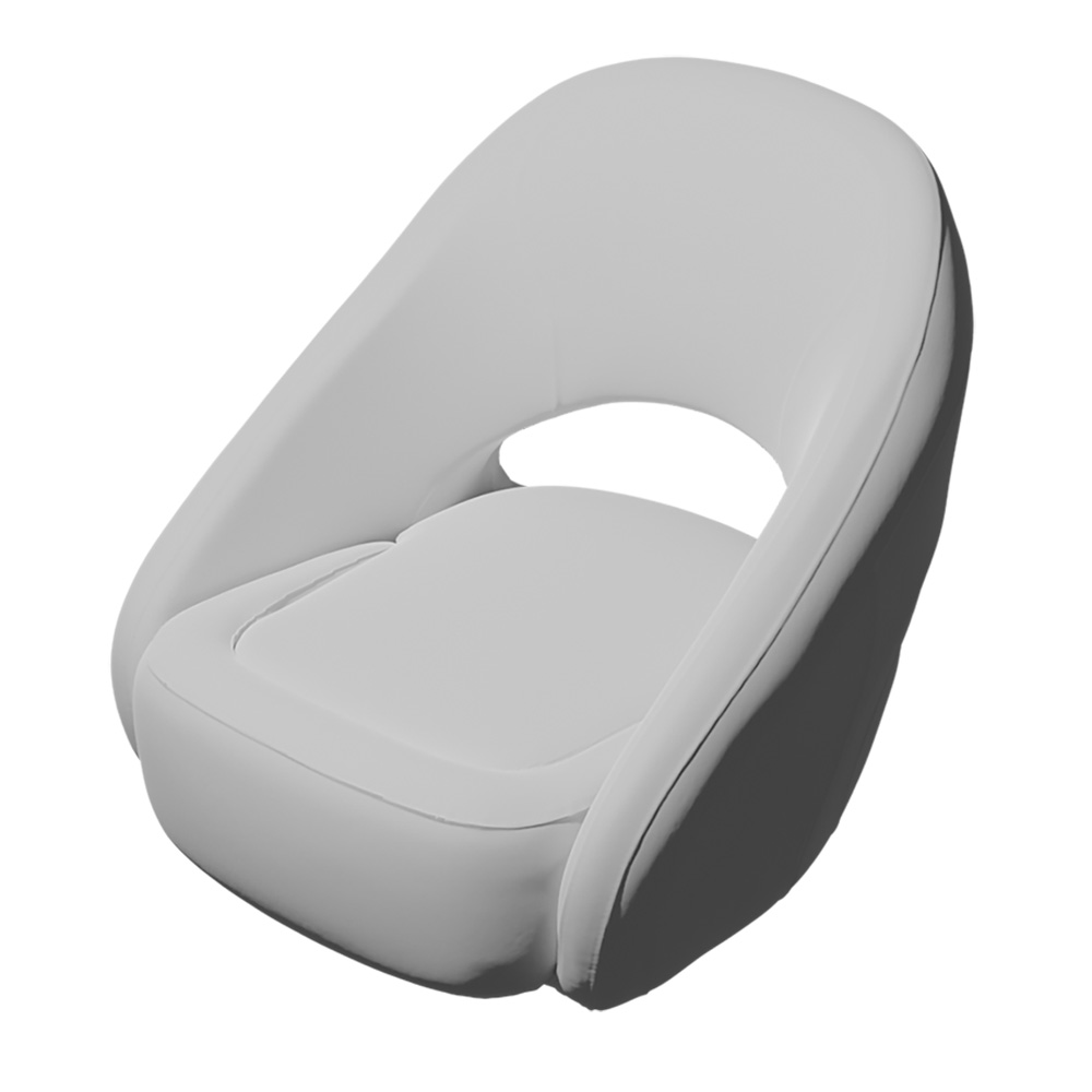 Image 1: TACO Caladesi Smooth Bucket Seat - White