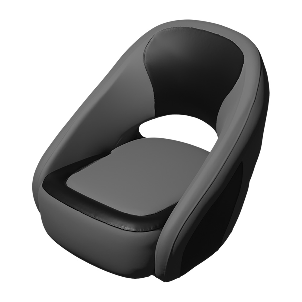 Image 1: TACO Caladesi Smooth Bucket Seat - Grey/Black