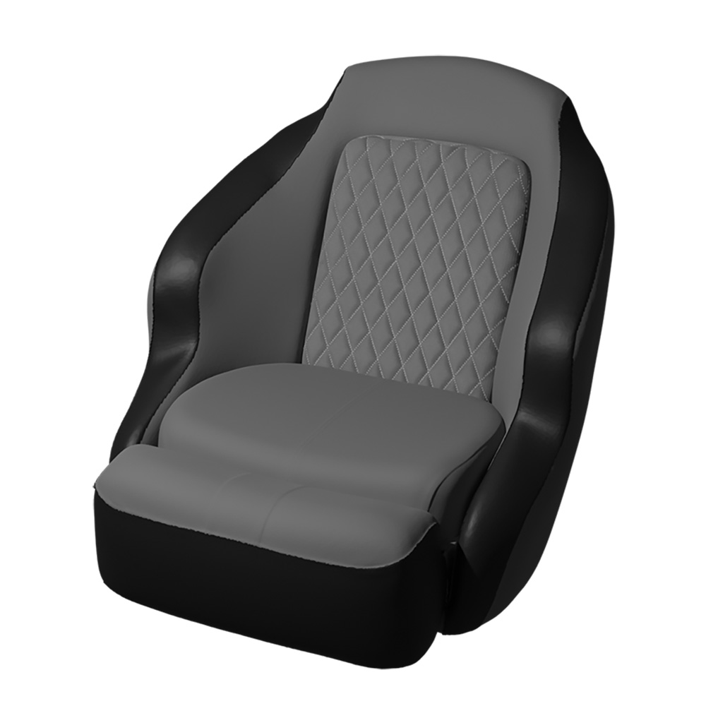 Image 1: TACO Anclote Diamond Bucket Seat - Grey/Black