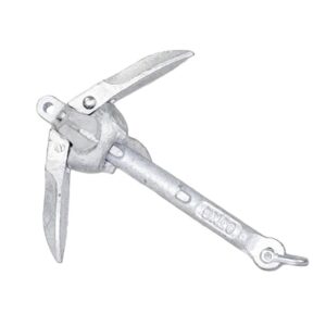 Image 1: YakGear 1.5lb Grapnel Anchor Kit w/Storage Bag