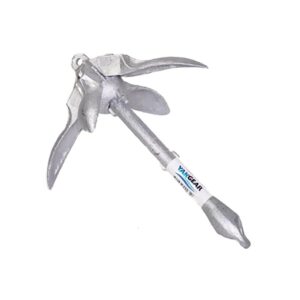 Image 1: YakGear 3.3lb Grapnel Anchor Kit w/Storage Bag