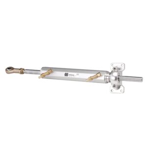 Image 1: Uflex UC215-I Cylinder 215cc 9" Stroke Aluminum Uses KITOB SVS Hoses