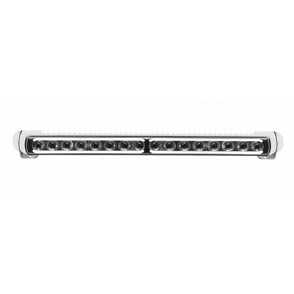 Image 1: Hella Marine Sea Hawk-470 Pencil Beam Light Bar w/White Edge Light & White Housing