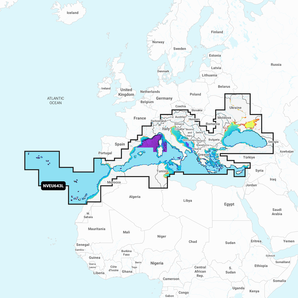 Image 1: Garmin Navionics Vision+™ NVEU643L Mediterranean & Black Sea