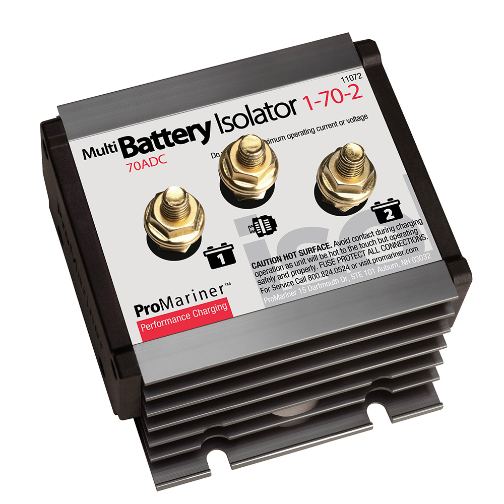 Image 1: ProMariner Battery Isolator - 1 Alternator - 2 Battery - 70 AMP