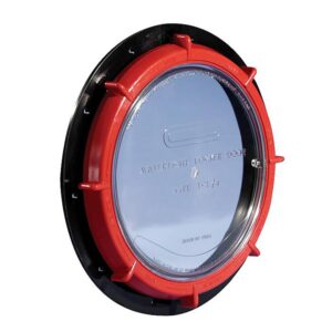 Image 1: Whale TCL4 9" Clear Locker Door
