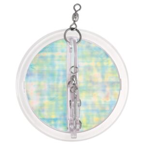 Image 1: Luhr-Jensen 4-1/8" Dipsy Diver - Clear/Clear Bottom UV Moon Jelly