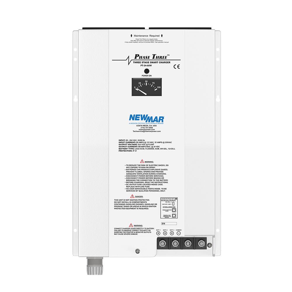 Image 1: Newmar PT-24-60W Battery Charger