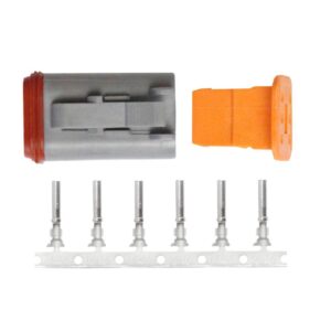 Image 1: Pacer DT Deutsch Plug Repair Kit - 14-18 AWG (6 Position)