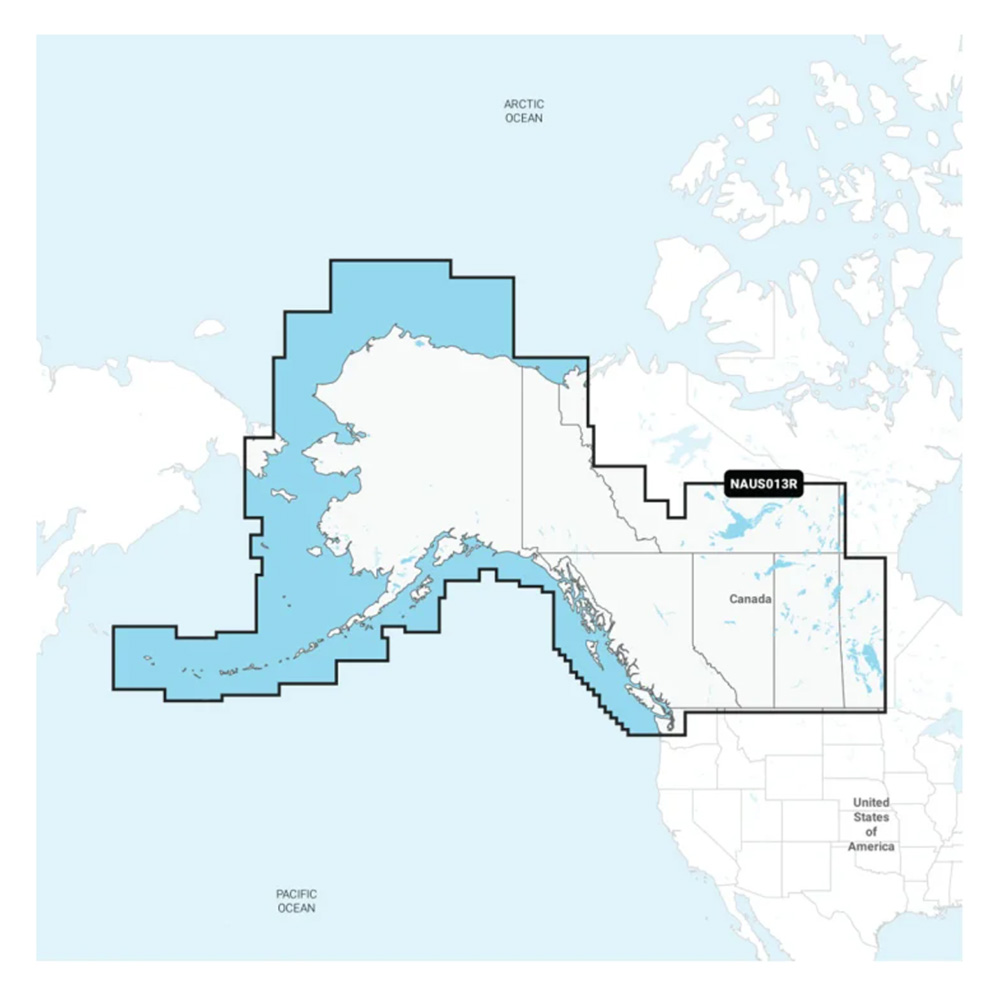 Image 1: Navionics NAUS013R - Canada, West & Alaska - Navionics+