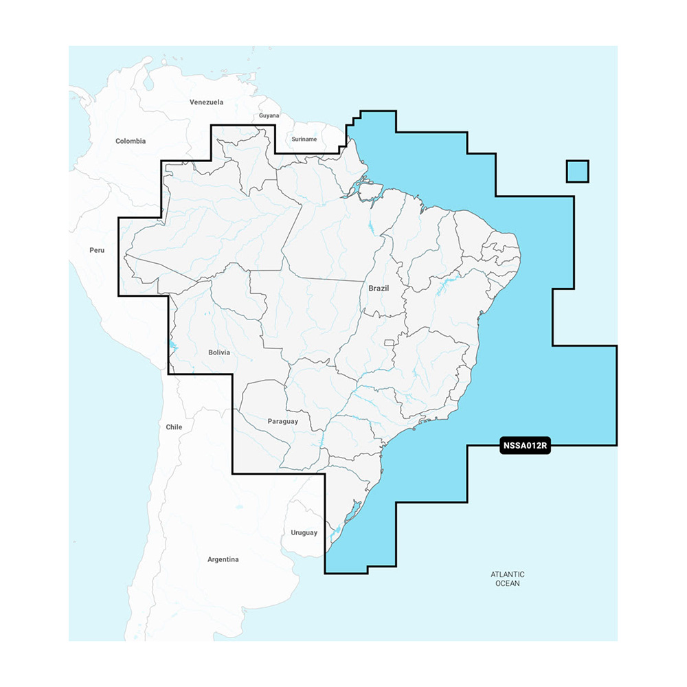 Image 1: Garmin Navionics+™ NSSA012R Brazil