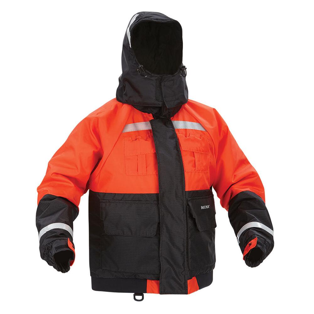 Image 1: Kent Deluxe Flotation Jacket PFD - XL - Orange