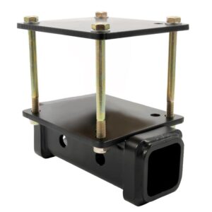 Image 1: Camco Eaz-Lift Square Bumper Hitch & Bumper Mount