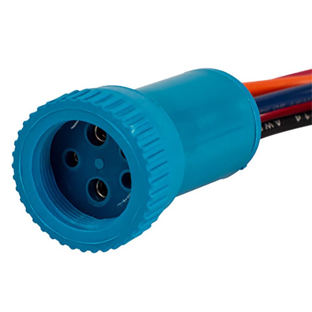 Image 1: Bluewater 22mm Electronic Deutsch Connector w/5-Wire Pigtal - Nav/Anchor - 1' Lead