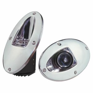 Image 1: Innovative Lighting Docking, Hull, Back-Up LED Lights - Chrome