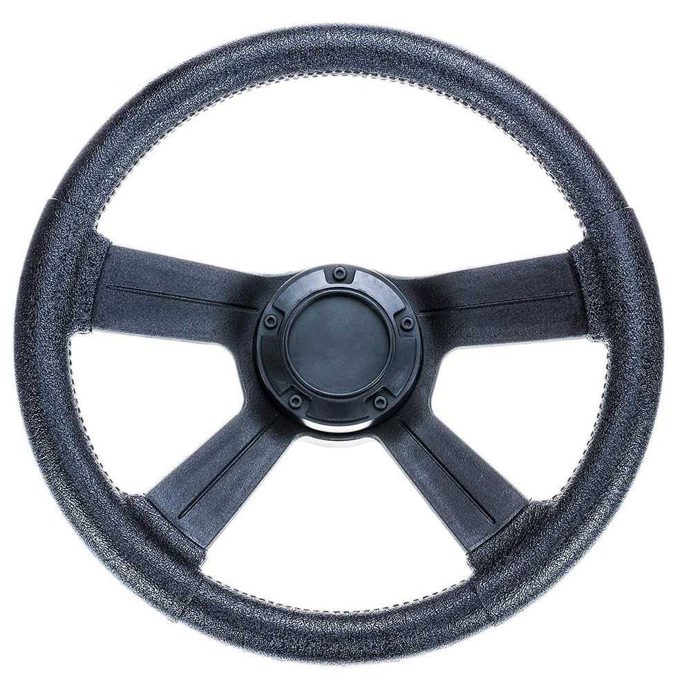 Image 1: Attwood Soft Grip 13" Steering Wheel